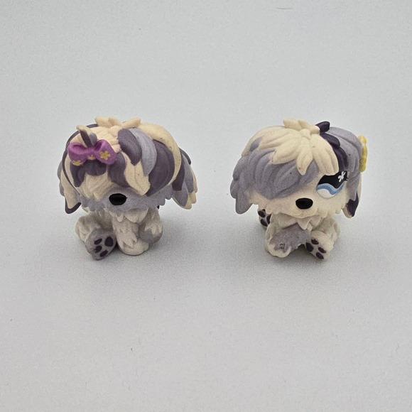 Hasbro Other - Littlest Pet Shop (LPS) Cuddliest Pet Pairs set  #465 #466 Sheepdog Hasbro 2007